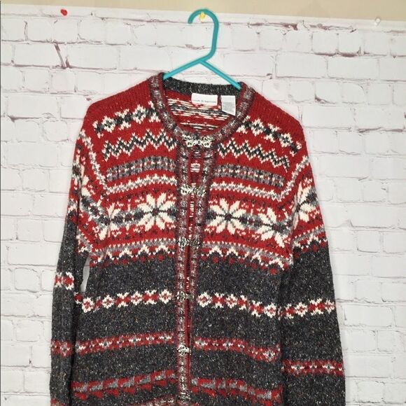 Vintage women Nordic wool cardigan - Picture 16 of 16
